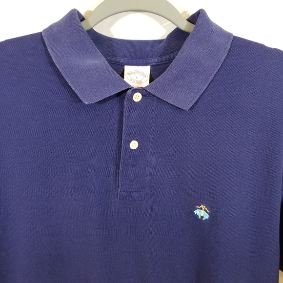 Brooks Brothers Blue Polo Shirt Golden Fleece L - Picture 12 of 16